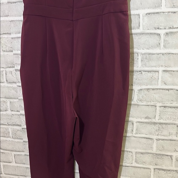 Adelyn Rae Elegant Burgundy Jumpsuit with pockets, size large - Picture 10 of 10